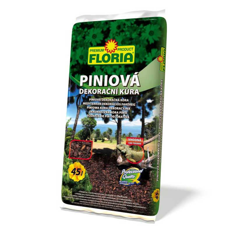 Agro CS FLORIA Piniová dekorační kůra 45 l