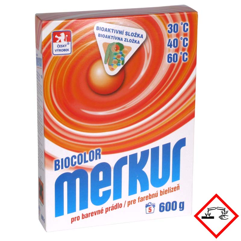 MERKUR Biocolor prací prášek pro barevné prádlo 600 g