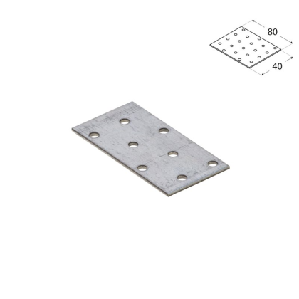 DOMAX Destička perforovaná 40x80 PP1 4401