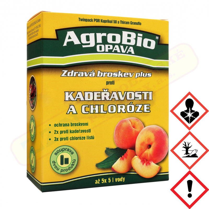 AgroBio Zdravá broskev PLUS - Champion 50WG + Harmonie Železo