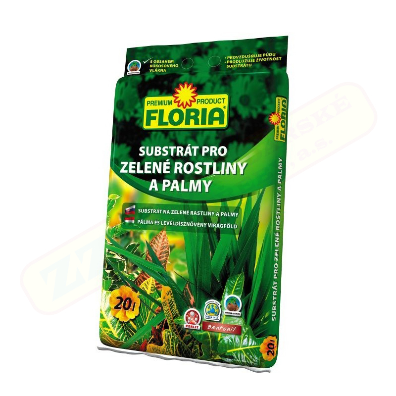 FLORIA Substrát pro zelené rostliny a palmy 20 l