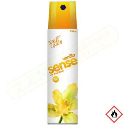 WELL DONE Sense osvěžovač vzduchu vanilla 300ml