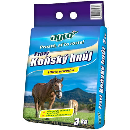 Agro CS Koňský hnůj 3 kg