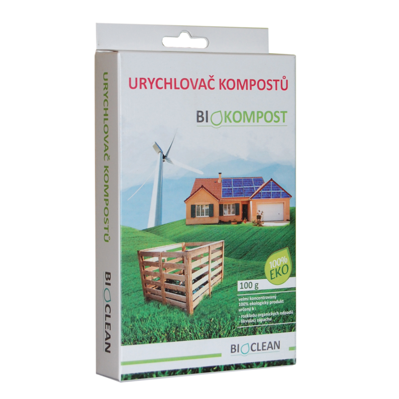 BIOKOMPOST 100g Urychlovač kompostů, BIOCLEAN 21002