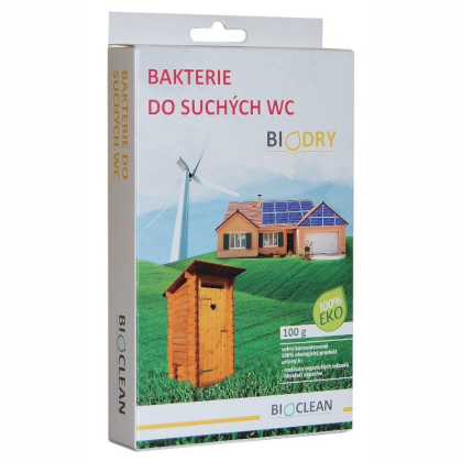 BIODRY WC Bakterie do suchých 100g, BIOCLEAN 21004