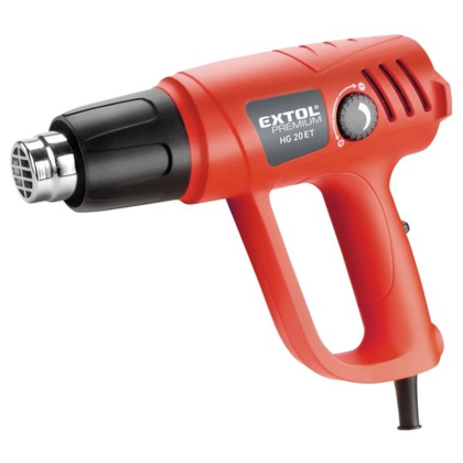 EXTOL Premium 8894801 HG 20 ET Horkovzdušná pistole 2000W, 50 až 600°C