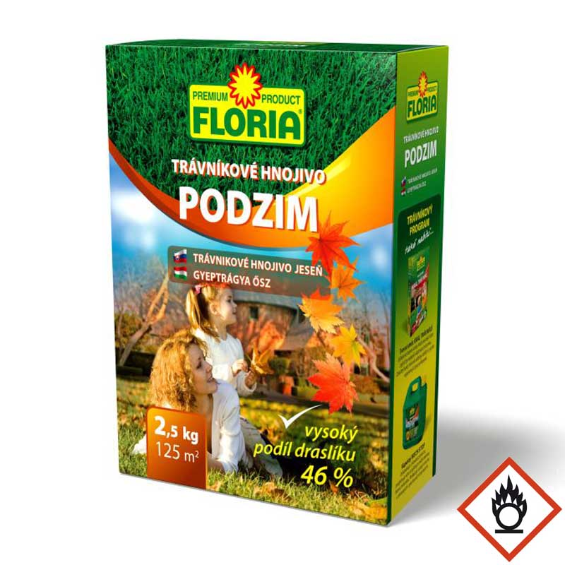 Agro CS FLORIA Podzimní trávníkové hnojivo 2,5 kg