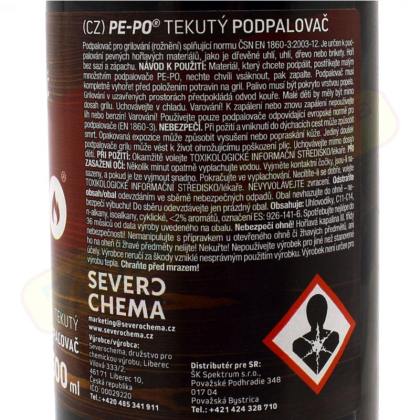 PE-PO Podpalovač tekutý 1000 ml