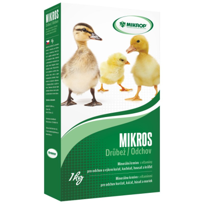 Mikrop Mikros Drůbež plv 1kg krabička