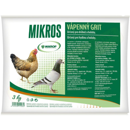 Mikrop Mikros VPC vápenný grit 3kg