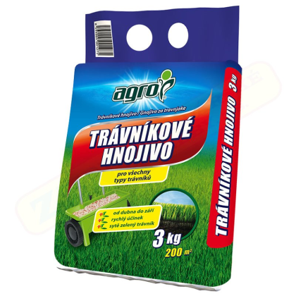 Agro CS Trávníkové hnojivo 3 kg 000362