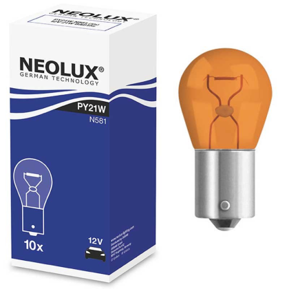 NEOLUX Žárovka pomocná PY21W 12V N581-KS