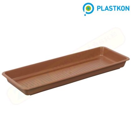 PLASTKON Miska pod truhlík GARDEN 40 cm terakota, 41112002