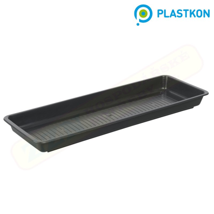 PLASTKON Miska pod truhlík GARDEN 40 cm antracitová, 41112007