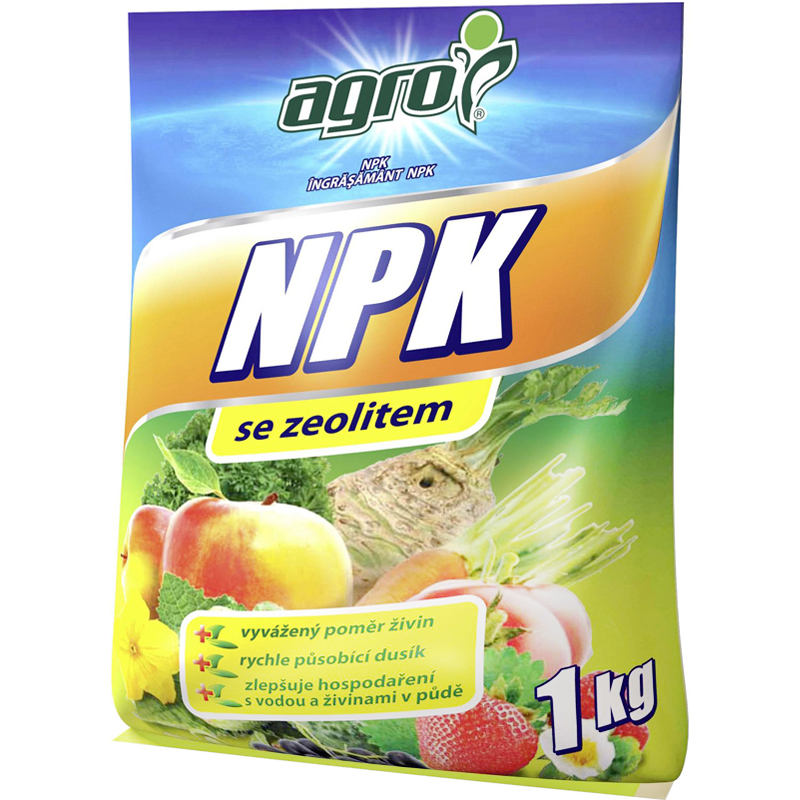 Agro NPK 1 kg univerzální hnojivo se zeolitem 000300