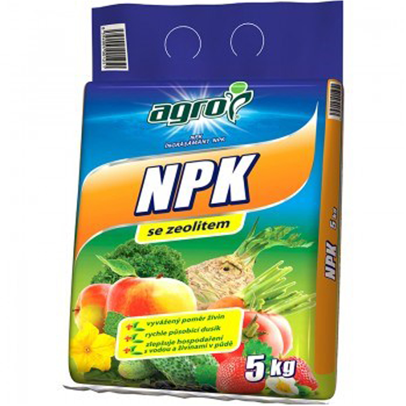 Agro NPK 5 kg univerzální hnojivo se zeolitem