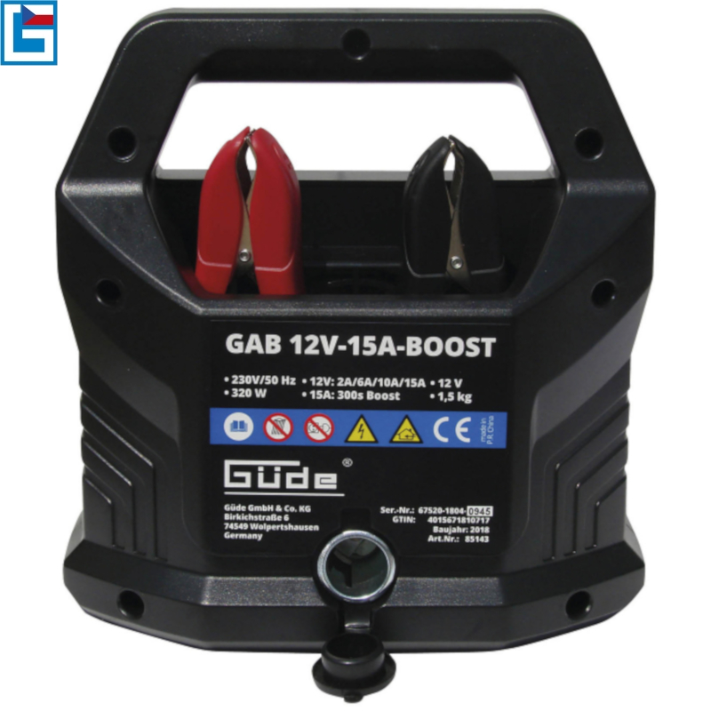 GÜDE Automatická nabíječka baterií GAB 15 A BOOST 85143
