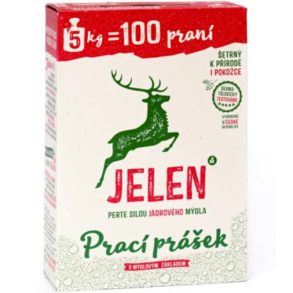 JELEN Mýdlový prací prášek 5 kg, 100 PD