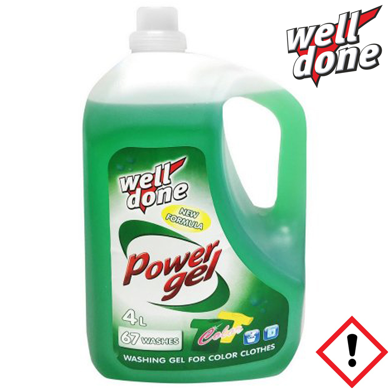 Well Done Power gel Color 4 l, 67 PD