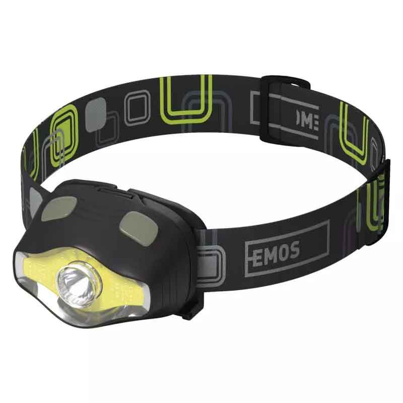 EMOS Svítilna na čelo 3W COB LED + LED P3536