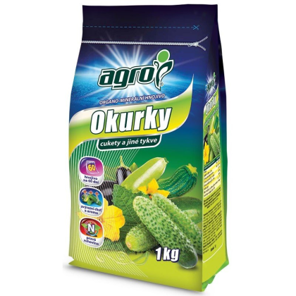 AGRO Organominerální hnojivo pro okurky, cukety a jiné tykve 1 kg