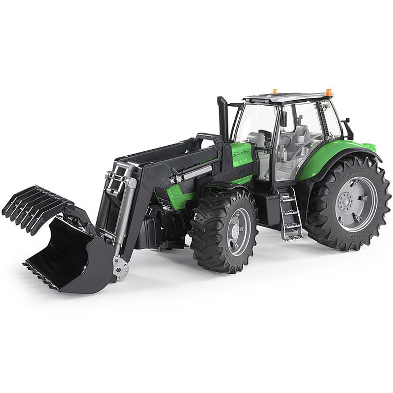BRUDER 3081 Traktor DEUTZ Agrotron X720 s čelním nakladačem