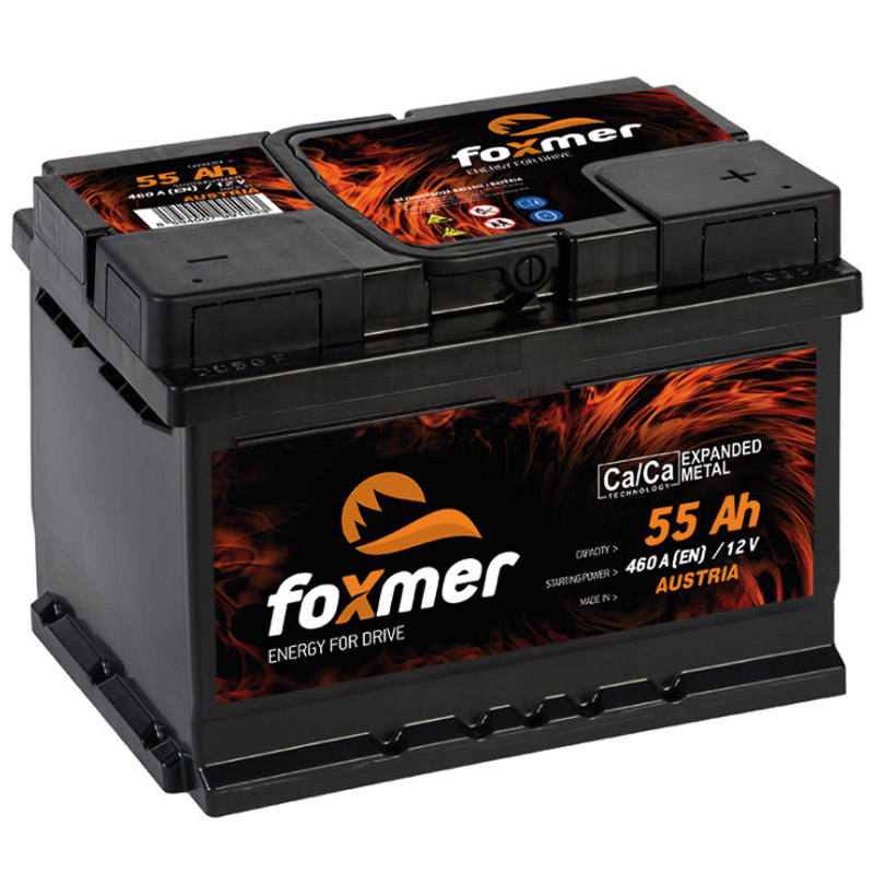 FOXMER Autobaterie 12V 55Ah 460A