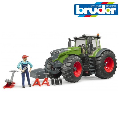 BRUDER 4041 Traktor Fendt 1050 Vario s mechanikem a dílenským nářadím