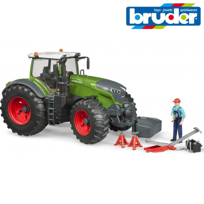 BRUDER 4041 Traktor Fendt 1050 Vario s mechanikem a dílenským nářadím