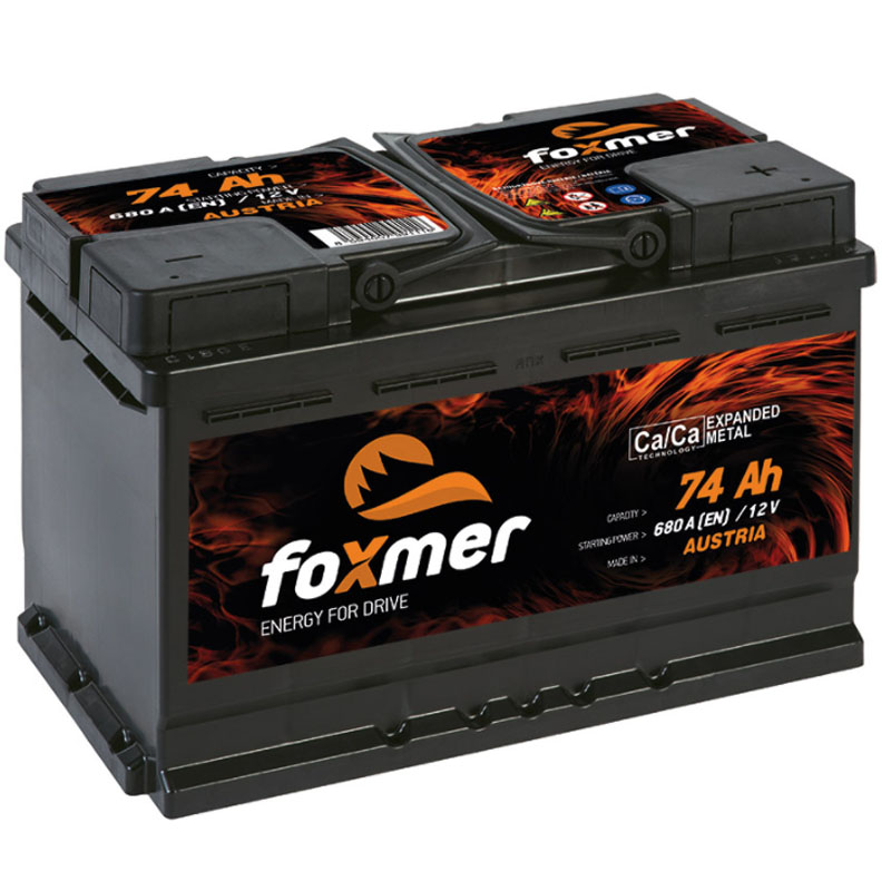 FOXMER Autobaterie 12V 74Ah 680A