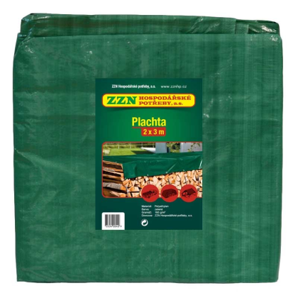 ZZN Plachta zakrývací PROFI 2x3 zelená, 150g/m2 35040040