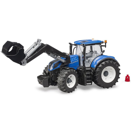 BRUDER 3121 Traktor New Holland T7.315 s čelním nakladačem