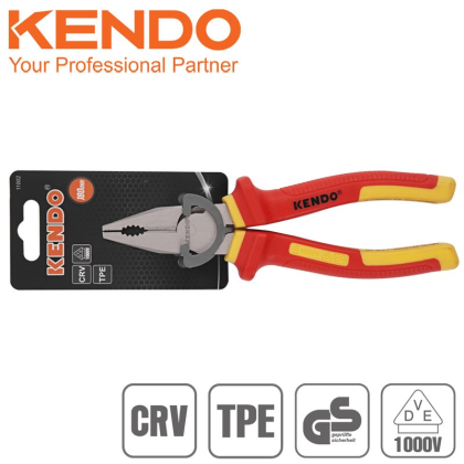 KENDO Kleště kombinované 1000 V VDE 160 mm CRV 11001