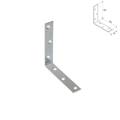 DOMAX Úhleník 100x100x19 KW100 448571