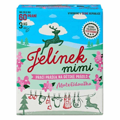 JELEN Jelínek mini prací prášek na dětské prádlo 3 kg