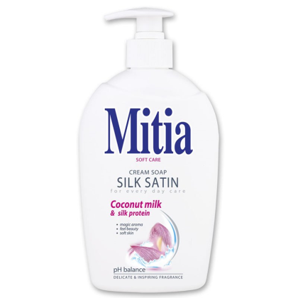 MITIA Silk Satin tekuté mýdlo dávkovač 500ml