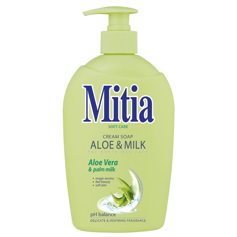 MITIA Aloe & Milk tekuté mýdlo dávkovač 500ml