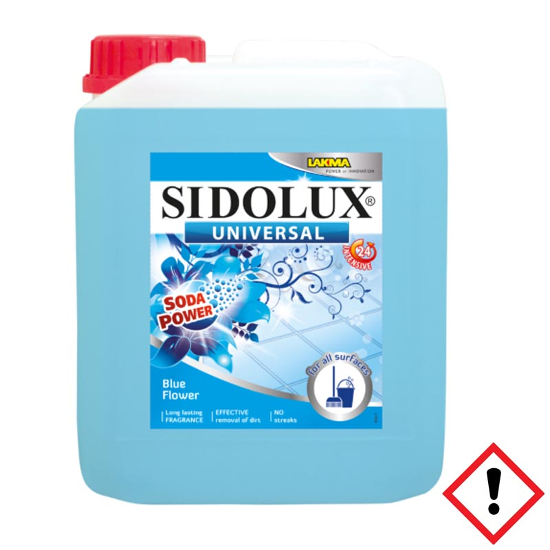 SIDOLUX Universal Soda Power tekutý mycí prostředek Blue Flower 5l