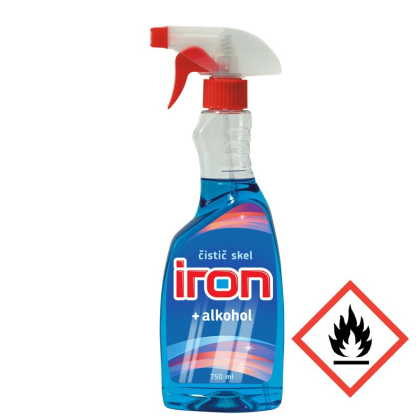 Čistič skel iron 750 ml rozprašovač 1041235