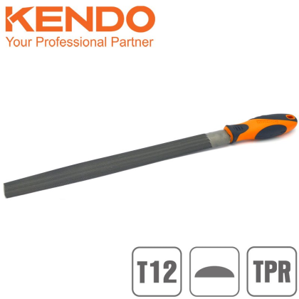 KENDO Pilník půlkulatý 200/2, středně hrubý, T12, 30114