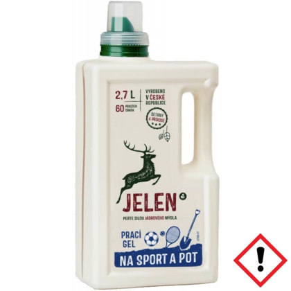 JELEN Prací gel na sport a pot 2,7 l, 60 PD