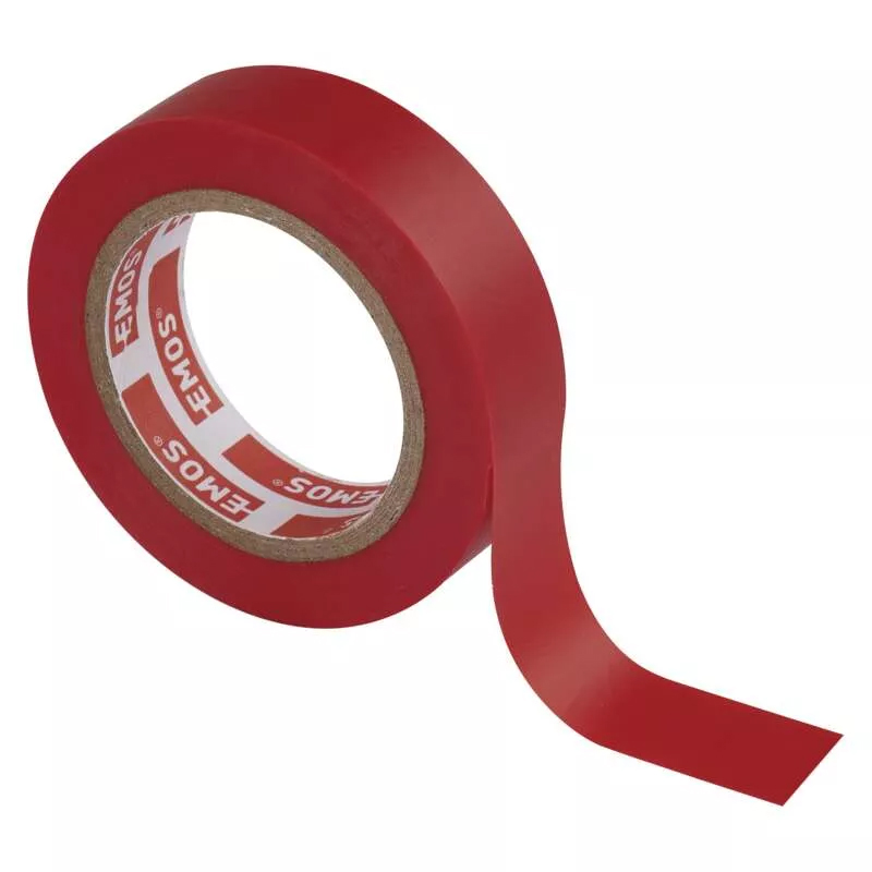 EMOS Páska izolační PVC 15x10 červená F61513