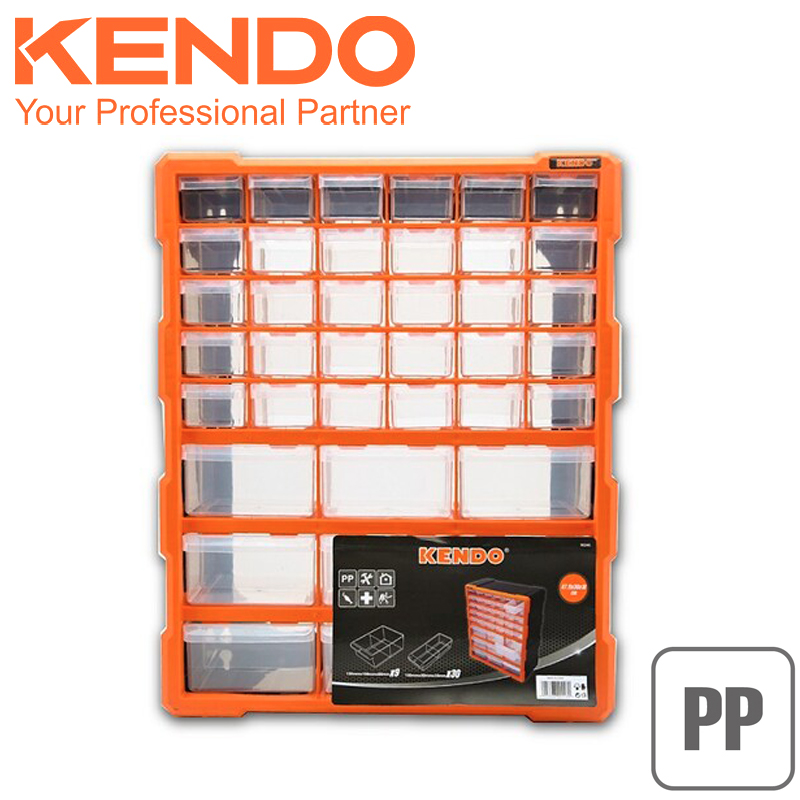 KENDO Organizér, skříňka, 39 zásuvek PP, 47.5x38x16, 90248