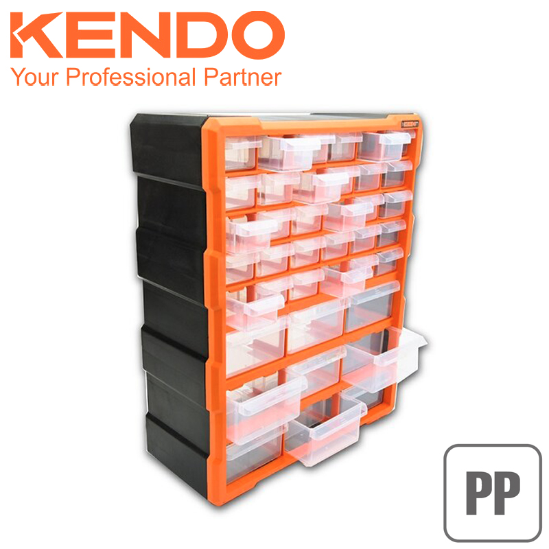 KENDO Organizér, skříňka, 39 zásuvek PP, 47.5x38x16, 90248