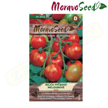 MORAVOSEED Rajče tyčkové melounové DUO, žíhané zeleno-žluté 65305