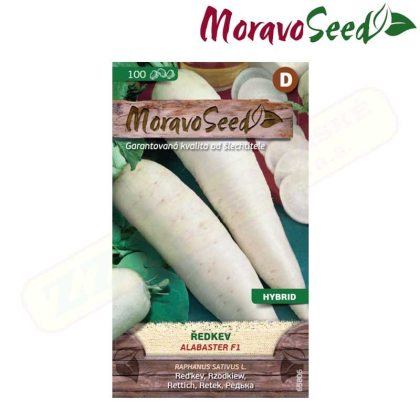 MORAVOSEED Ředkev bílá ALABASTER F1 - hybrid 65806