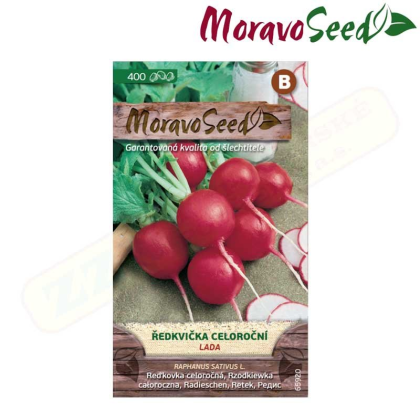 MORAVOSEED Ředkvička celoroční LADA, červená 65920