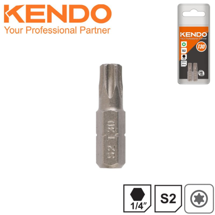 KENDO Bit Torx S2 T30x25mm 2ks 21413005