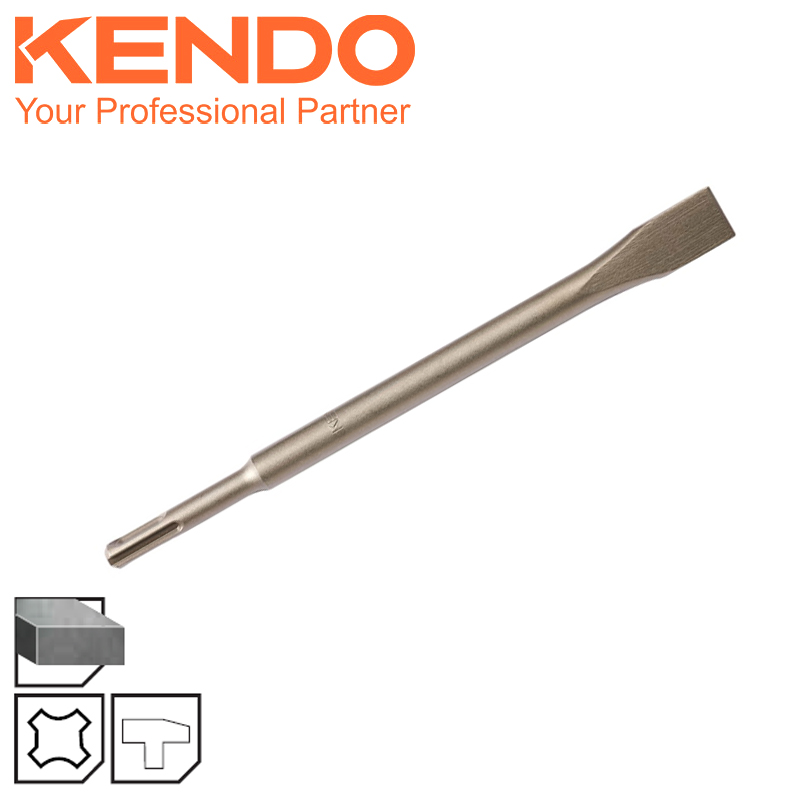 KENDO Sekáč SDS-plus plochý, 20x250 mm, Cr, 17100204