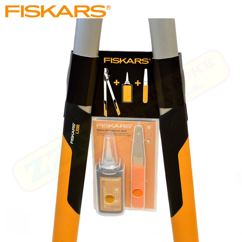 FISKARS Sada nůžky LX98 + souprava na údržbu 1020687